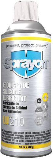 Sprayon  LU210 Food Grade Silicone Lubricant - Grey - Premium
