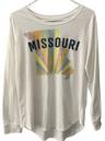 State of Mine Long Sleeve Top - M - White (Missouri)
