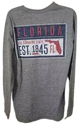 State Seal Men's Som Long Sleeve Tee XL - Grey Heather