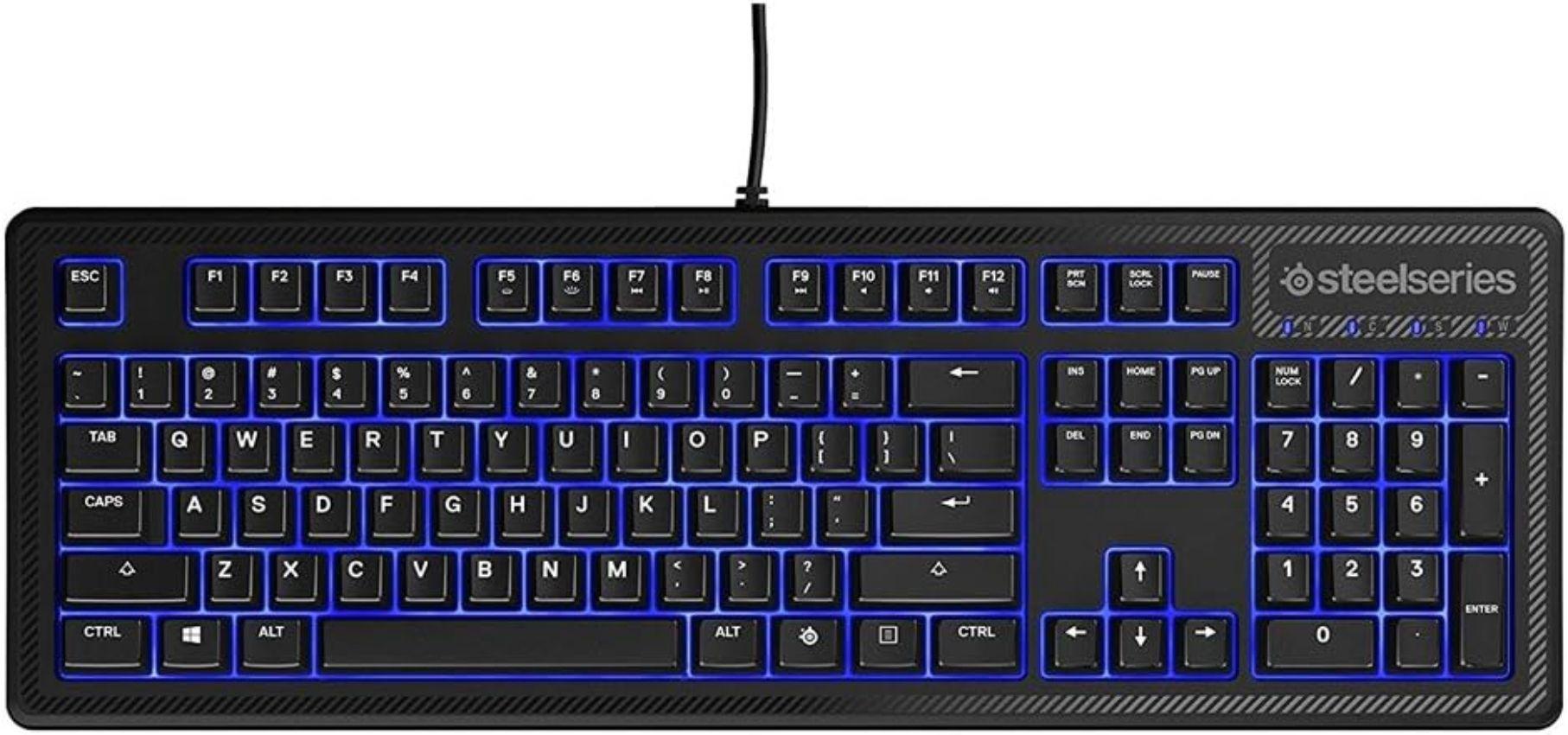 Refurbished SteelSeries Apex 100 LED Gaming Keyboard - Reebelo US