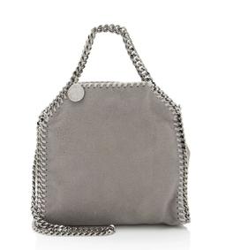 Stella McCartney Shaggy Deer Falabella Tiny Tote - Faux Leather - Grey