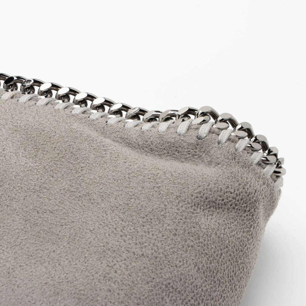 Stella McCartney Shaggy Deer Falabella Tiny Tote - Faux Leather - Grey