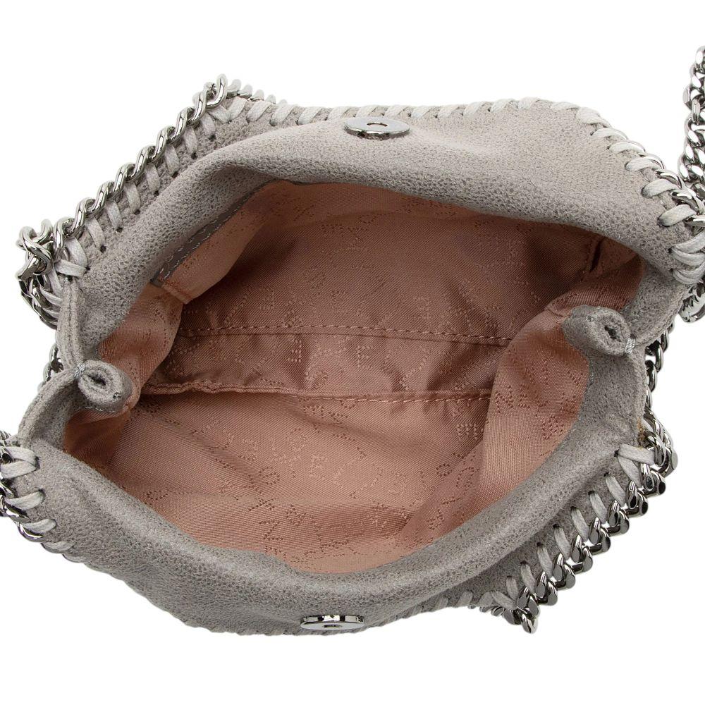 Stella McCartney Shaggy Deer Falabella Tiny Tote - Faux Leather - Grey