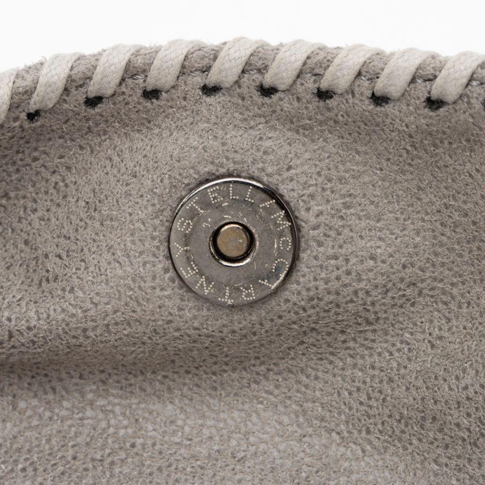 Stella McCartney Shaggy Deer Falabella Tiny Tote - Faux Leather - Grey
