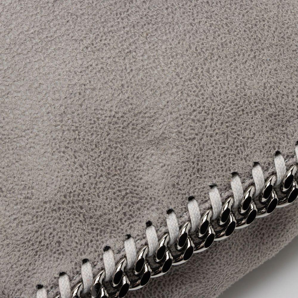 Stella McCartney Shaggy Deer Falabella Tiny Tote - Faux Leather - Grey