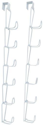 StoreSmith Overdoor Storage Hooks (2Pack) - White