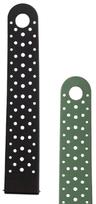 Strap Studio Active Rubber Watch Band 20mm - Black/Khaki