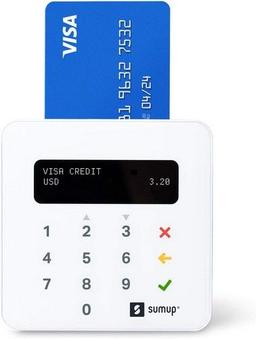 SumUp Plus NFC RFID Credit Card Reader - White