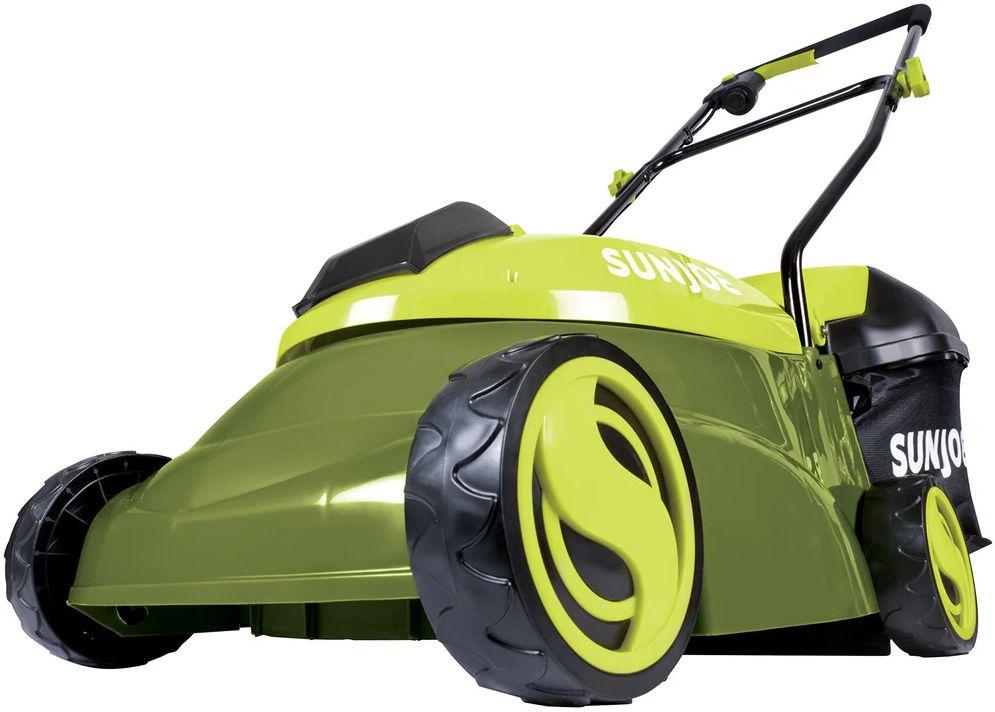 Sun Joe  MJ401C 14" Cordless Push Lawn Mower - Green - Premium