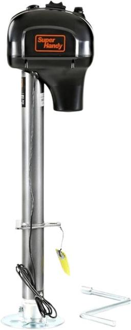 SuperHandy GUT045 Electric A-Frame Trailer Jack - Black