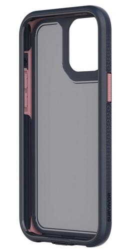 Survivor Extreme for iPhone 12 mini - Navy/Rose Quartz