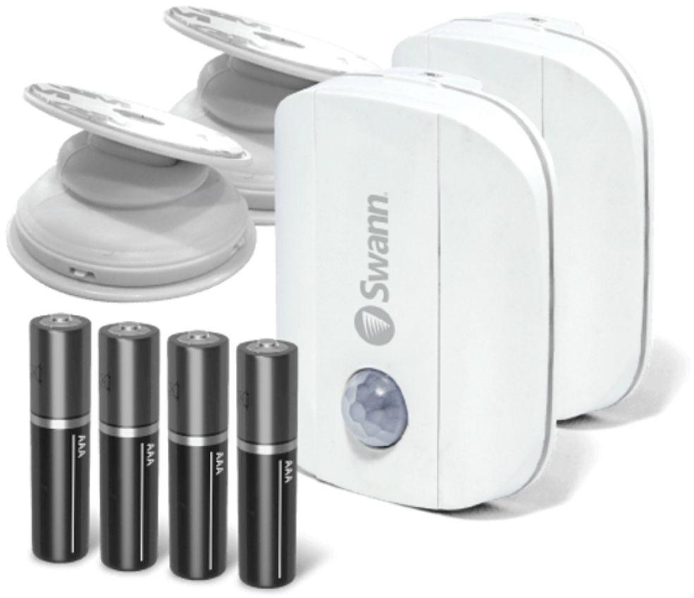 Swann Motion Alert Sensor 2-Pack (SWIFI-MOTIONPK2) - White