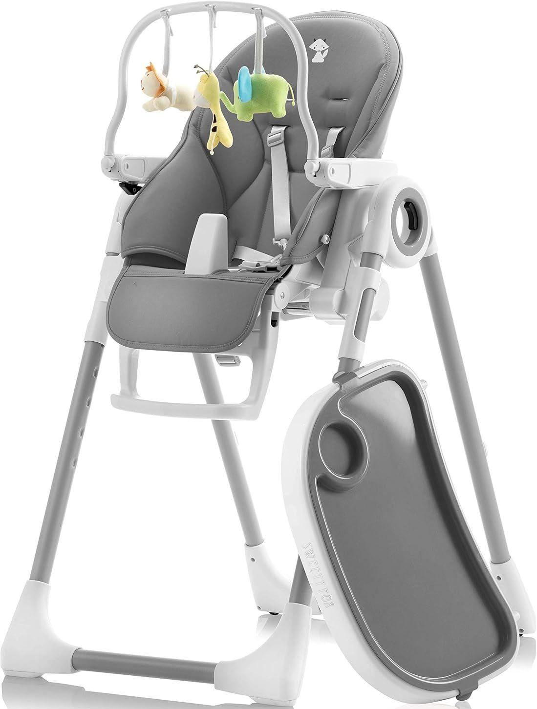 Sweety Fox  Evolutionary Baby High Chair - Dark Grey - Good