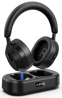 Swiitech KH136K Ensemble Wireless TV Headphones - Black