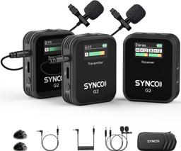 Synco Wireless Lavalier Microphone G2A2 - Black