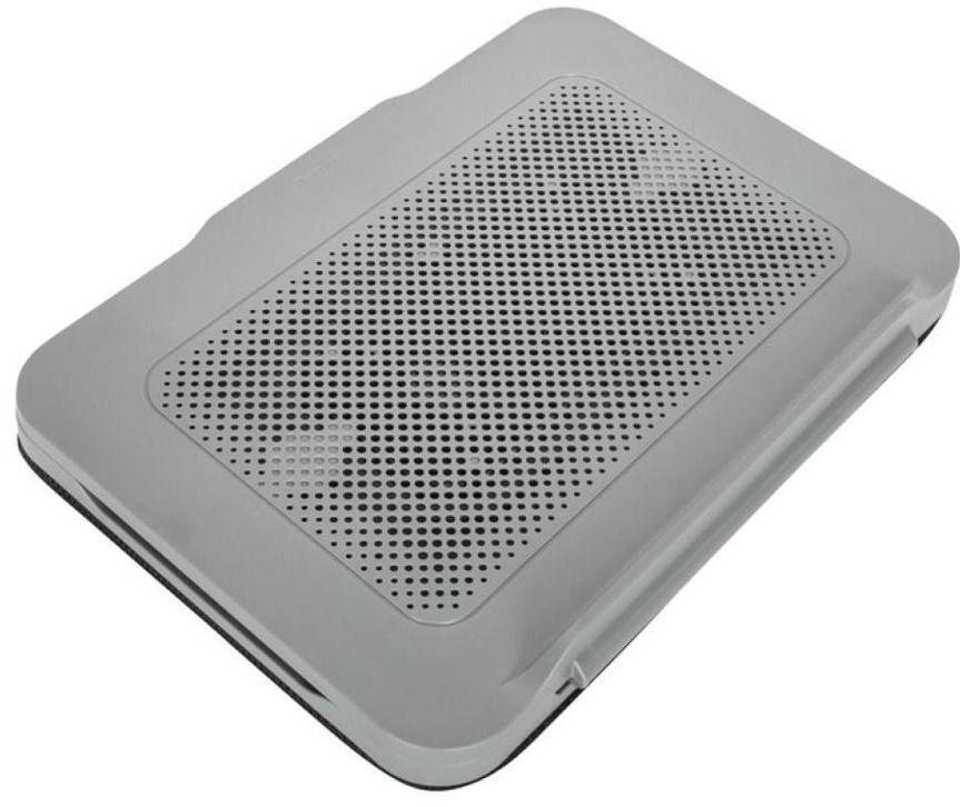 Targus  18" Dual Fan Chill Mat with Adjustable Stand - Grey - Excellent