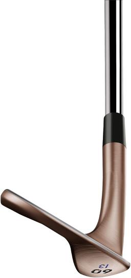 TaylorMade Hi-Toe 3 Copper SB Wedge - Golf Club - Left Handed - Lob Wedge - 58° Loft - Stiff Flex - FST KBS Hi-Rev 2.0 115 Shaft - Men