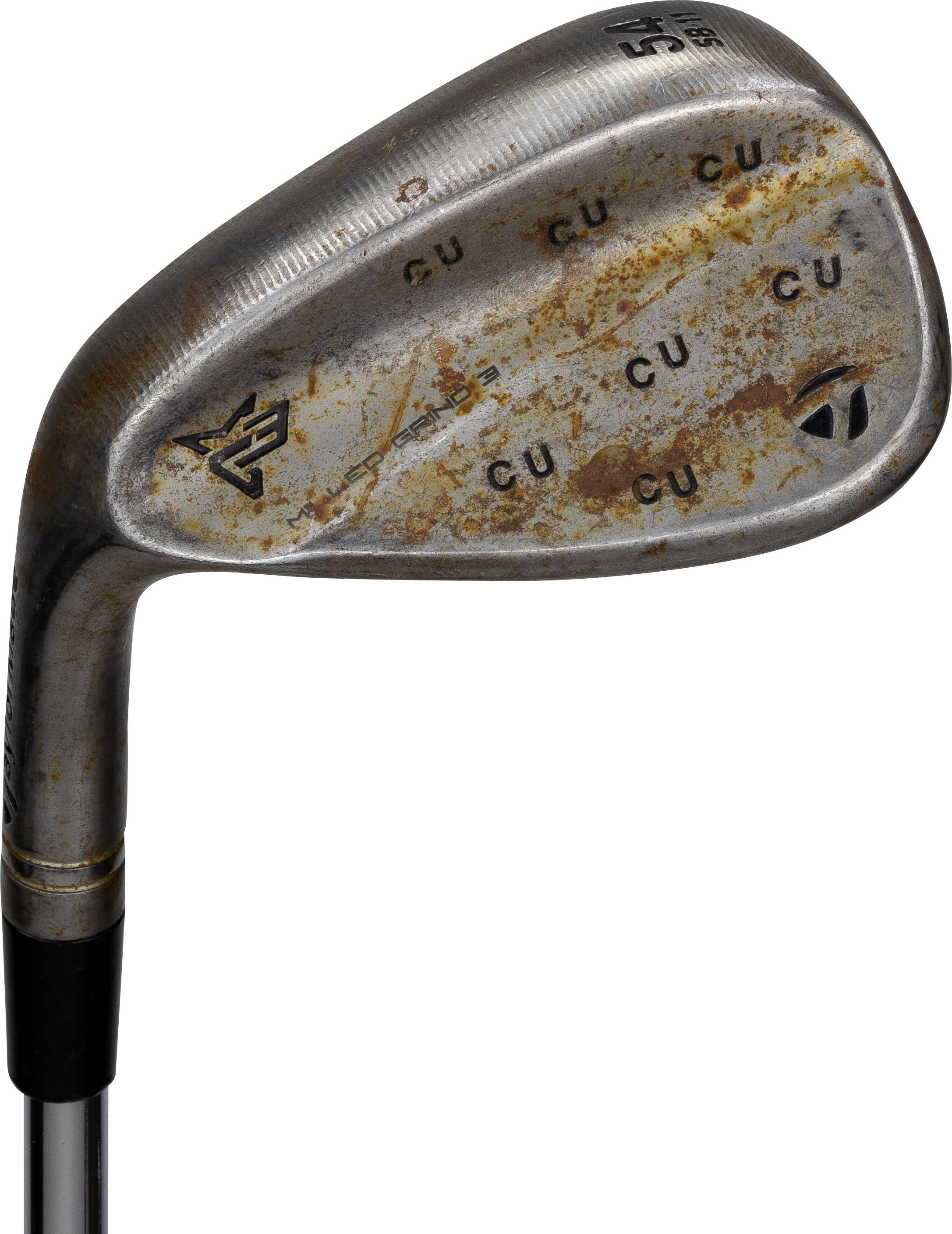 TaylorMade MG3 Raw - True Temper Dynamic Gold Tour Issue S400 Shaft - Standard Lie Angle Angle - Sand Wedge - Right Handed - Stiff Flex - Standard Length - 54 Loft - Men - Acceptable