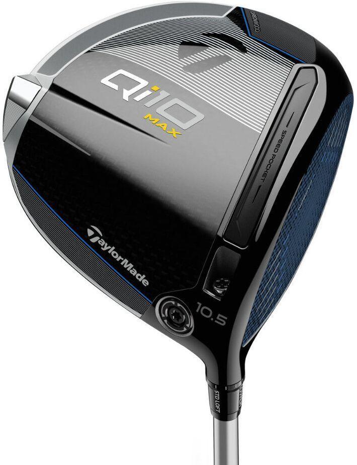 TaylorMade Qi10 MAX Driver 2024 - Fujikura Speeder NX TCS 50 Shaft - Left Handed - Senior Flex - Standard Length - 10.5 Loft - Standard Lie Angle - Men - Acceptable