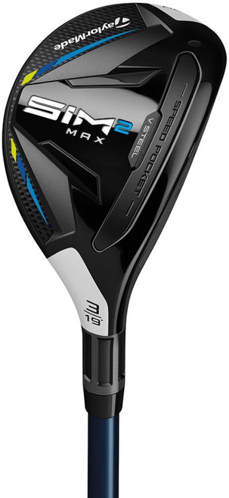 TaylorMade SIM 2 Max Rescue Hybrid - Fujikura Ventus Blue 6 Shaft - 4H - Left Handed - Regular Flex - Standard Length - 22 Loft - Standard Lie Angle - Men - Good