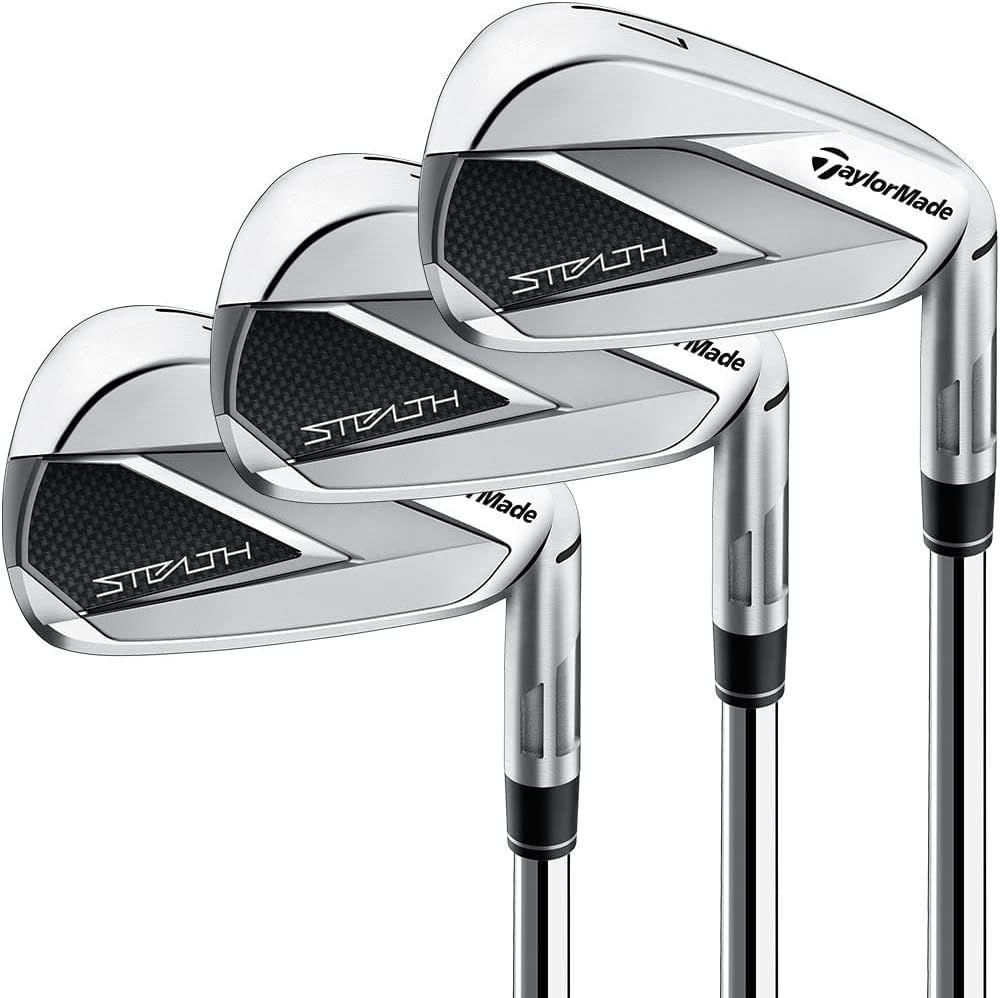 TaylorMade STEALTH Iron Set - FST KBS Max 85 MT Shaft - 9 - Left Handed - Regular Flex - Standard Length - Standard Lie Angle - Men - Good