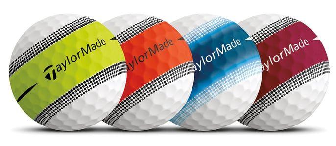 TaylorMade  Tour Response Stripe 24 Golf Balls - Multi Color - Excellent