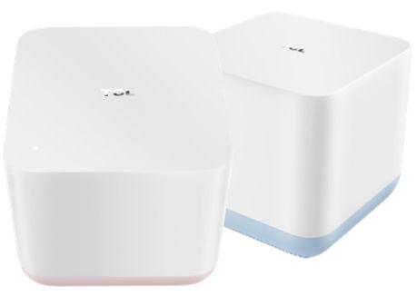 TCL  Linkhub Mesh Wifi AC1200 (2pack) - Blue/Pink - Excellent