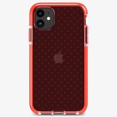 Tech21 Evo Check Phone Case for iPhone 11 - Coral My World