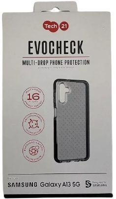 Tech21 Evo Check Phone Case for Galaxy A13 (5G) - Smokey Black