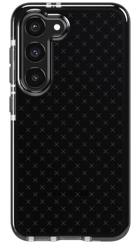 Tech21 Evo Check Phone Case for Galaxy S23 - Smokey Black