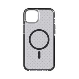 Tech21 Evo Check Phone Case for iPhone 14 (MagSafe) - Smokey Black