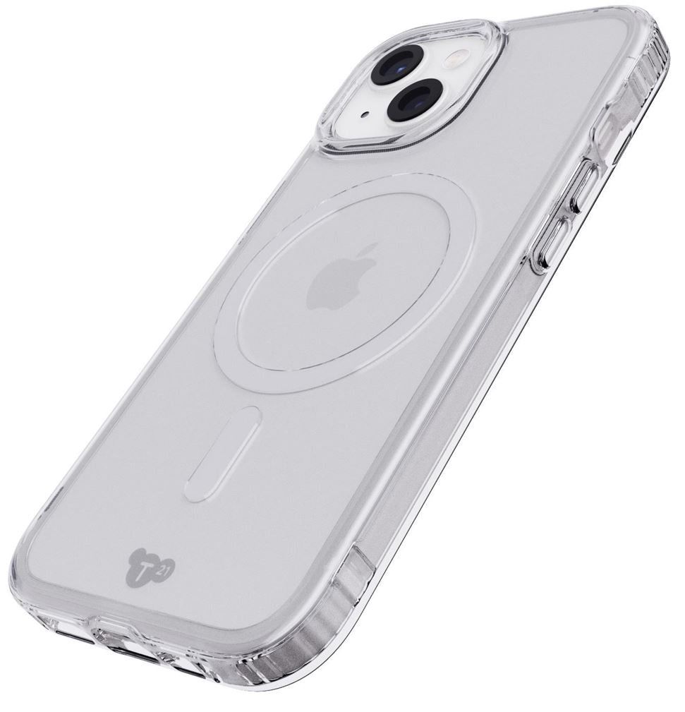 Tech21 Evo Clear MagSafe Phone Case for iPhone 15 - Clear