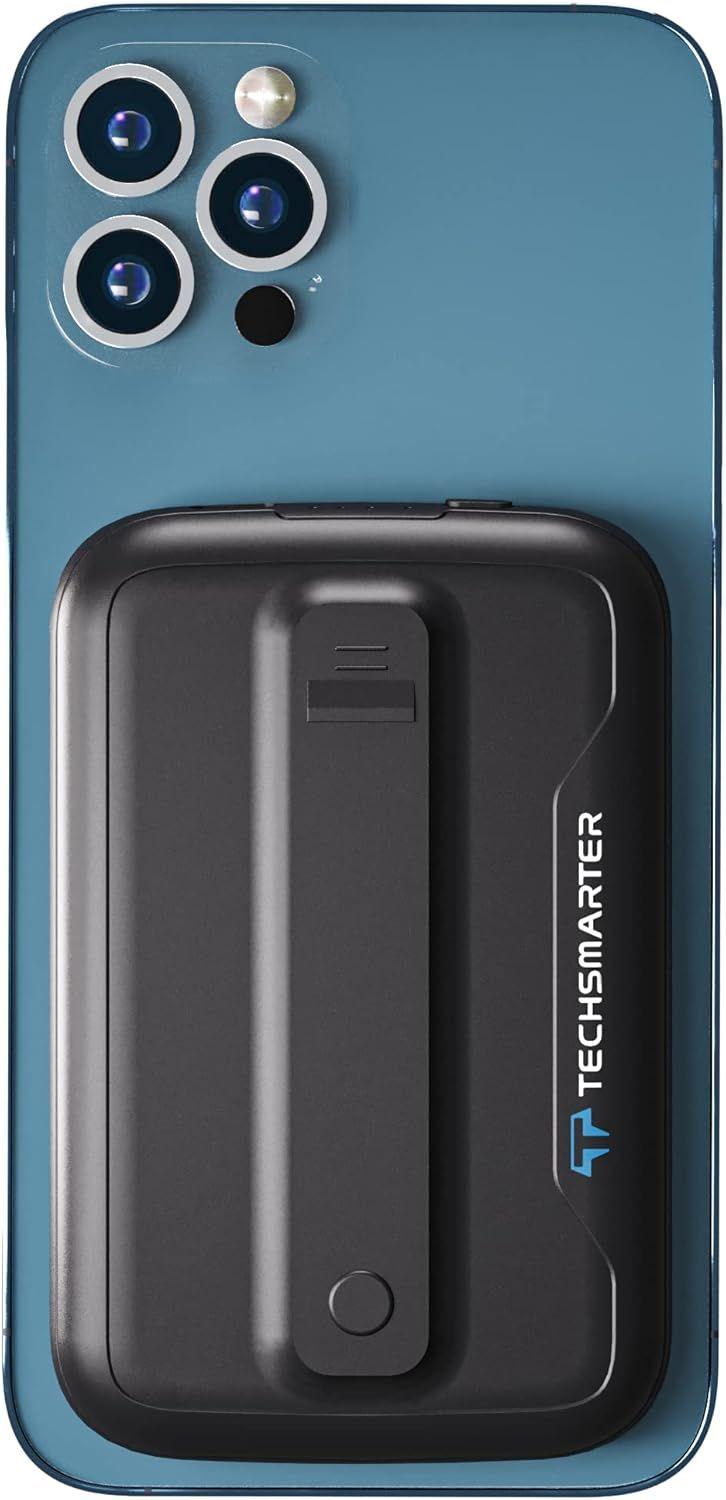 Techsmarter  MagBoost Portable Charger 5K Slide - Black - Premium