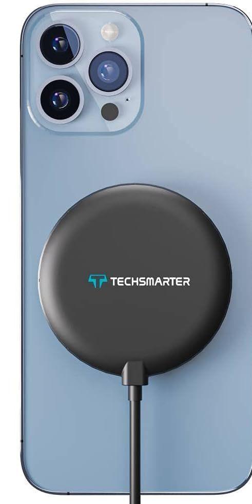 Techsmarter  MagBoost Wireless Charger - Black - Premium