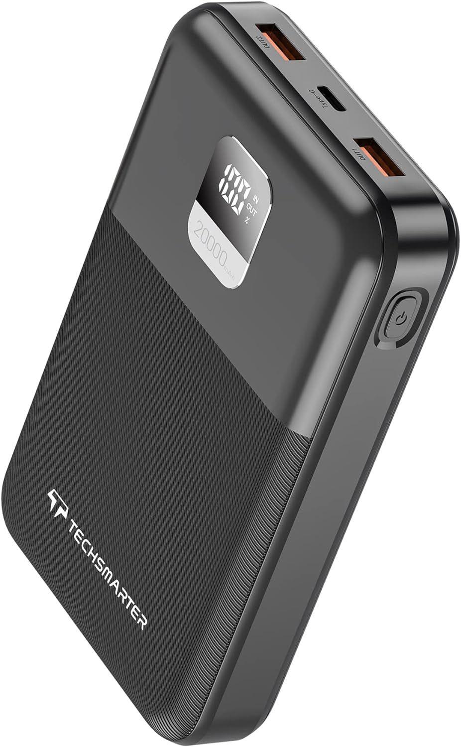 Techsmarter  TSBar 20000 65W PPS Portable Power Bank - Grey - Premium