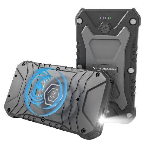 Techsmarter  TSBar Rugged 10000 22.5W Power Bank - Grey - Premium