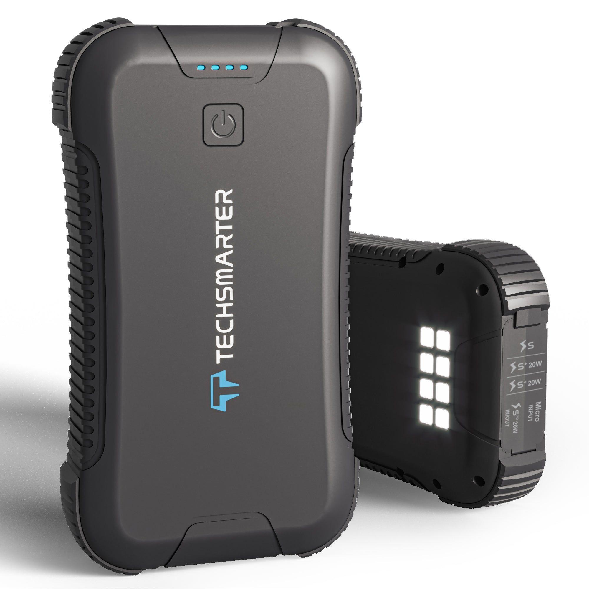 Techsmarter  TSBar Rugged 30000 Lite Power Bank - Black - Premium