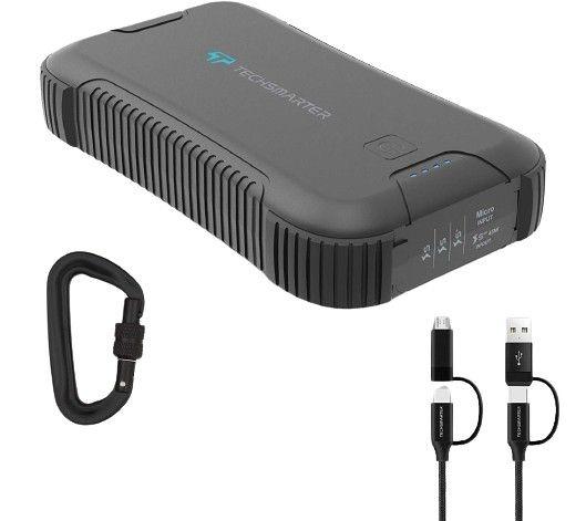 Techsmarter  TSBar Rugged 30000 mah Power Bank - Black - Premium