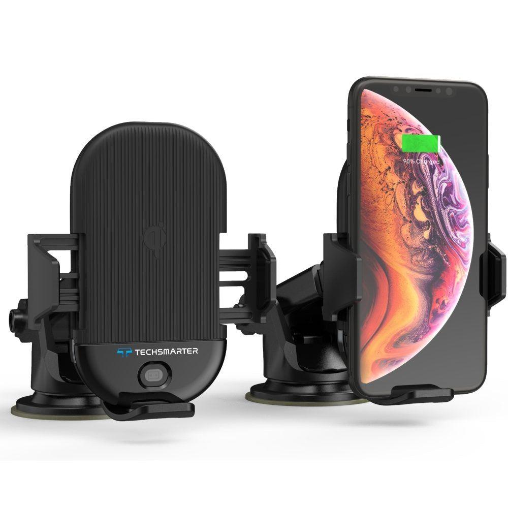 Techsmarter  TSDrive 15W Wireless Car Charger - Black - Brand New