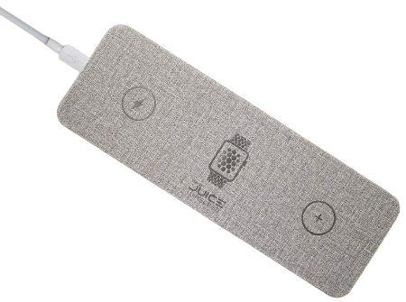 Tech Squared  Wireless Charger with Adapter - Gray - Acceptable