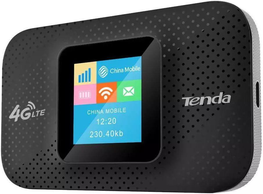 Tenda  4G185 Cellular Modem/Wireless Router - Black - Excellent
