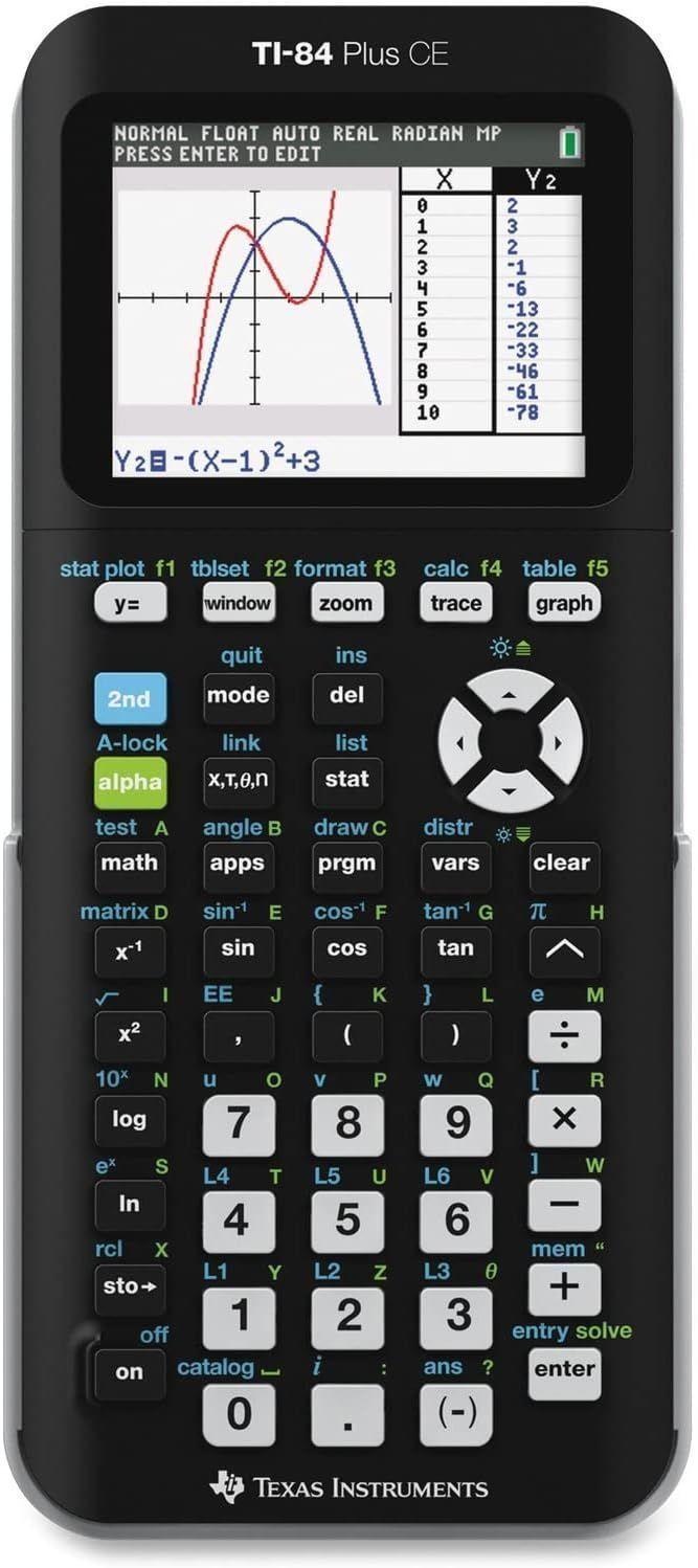 Texas Instruments  TI-84 Plus CE Graphing Calculator - Black - Excellent