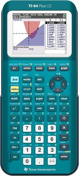 Texas Instruments TI-84 Plus CE Graphing Calculator - Teal