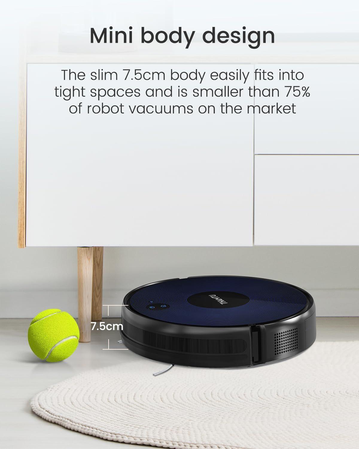 Thamtu G2 Robot Vacuum and Mop Combo - Black