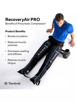 Therabody RecoveryAir Pro Compression Boots (Medium) - Black