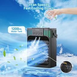 Tiokviop Portable Air Conditioner ‎AB-1 - Black