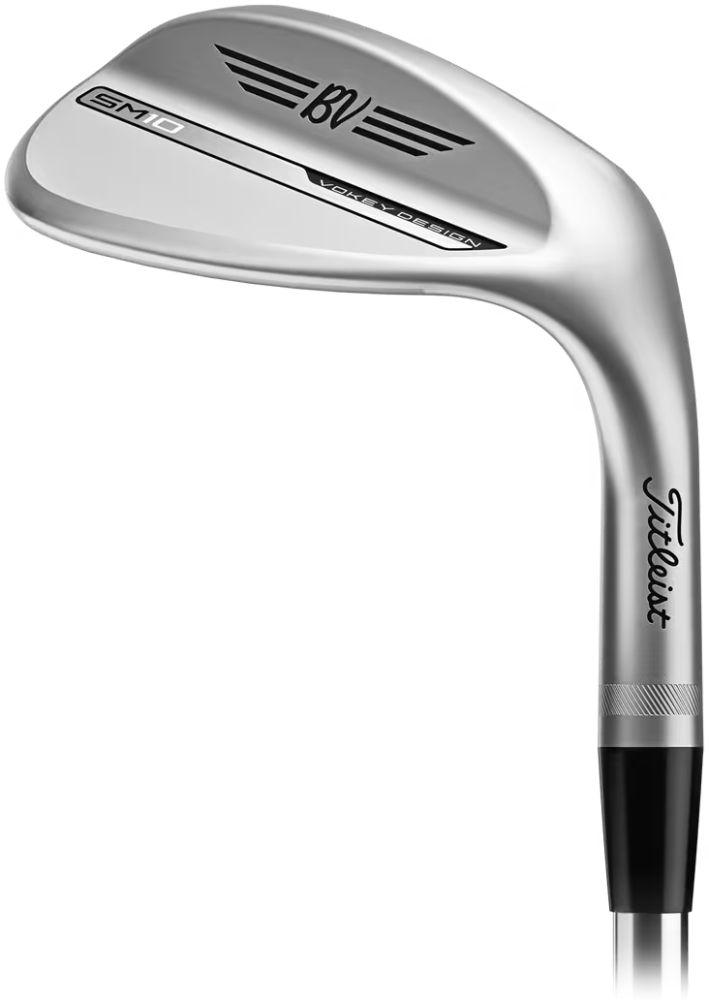 Titleist Vokey SM10 Tour Chrome S Grind Wedge - Golf Club - Left Handed - Sand Wedge - 56° Loft - Wedgeflex Flex - True Temper Dynamic Gold S200 Shaft - Men
