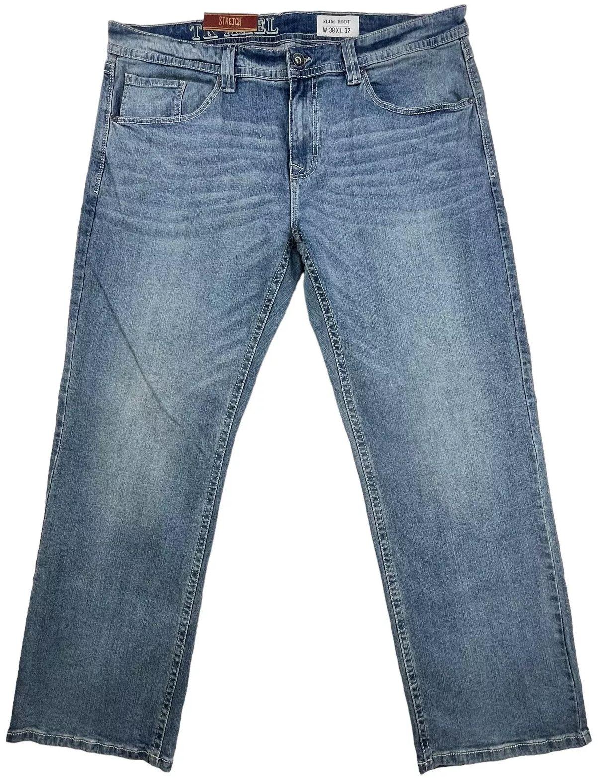 T.K.  Axel Men's Slim Boot Stretch Jeans 32x32" - Water - Brand New