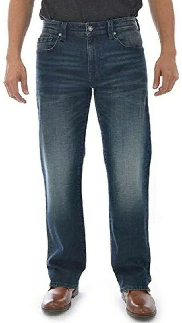 T.K. Axel  Men's Slim Boot Stretch Denim Jeans 38x32 - Water - Brand New