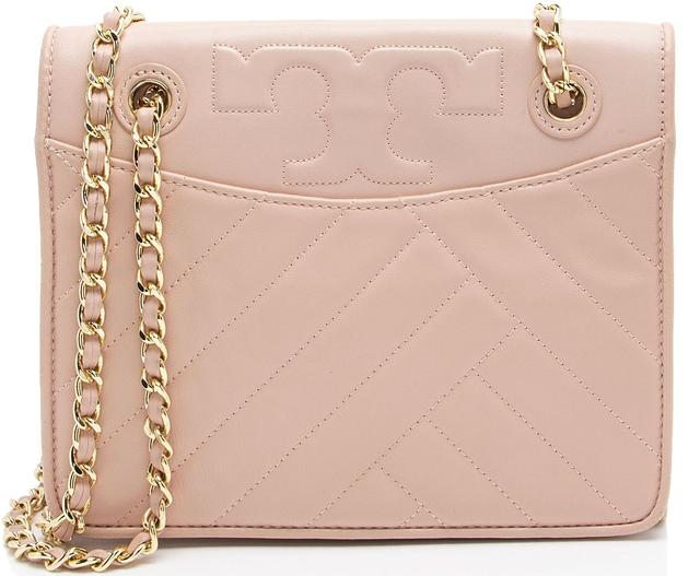 Tory Burch Chevron Leather Alexa Shoulder Bag